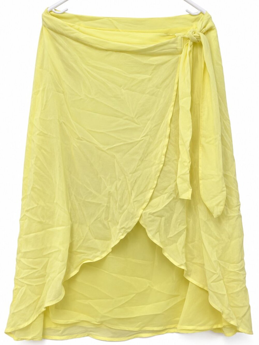 💛 American Eagle Yellow Wrap Skirt – Size S